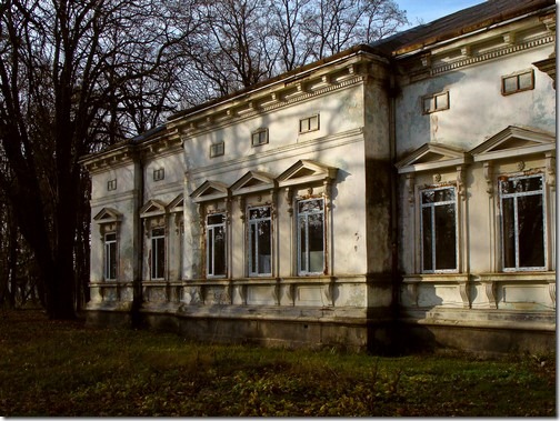 Скала-Подільська, будівлі маєтку Голуховських