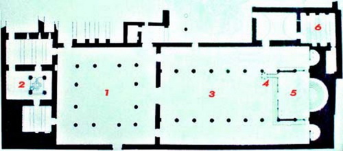 Plan of the Church of the Papyri